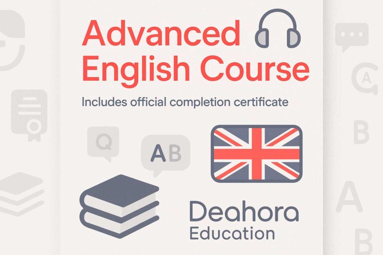 Curso de Ingles avanzado con Certificado